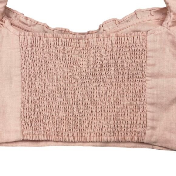 Aritzia Wilfred Wander Linen Blouse Size Large - Picture 6 of 6